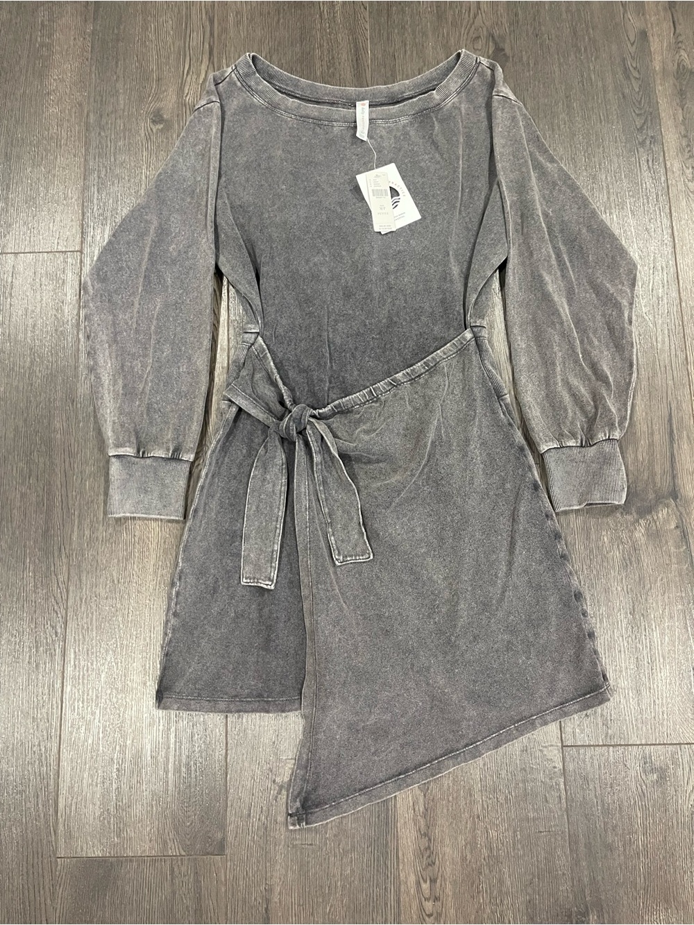 Daily Practice by Anthropologie Tie-Front Lounge Mini Dress.